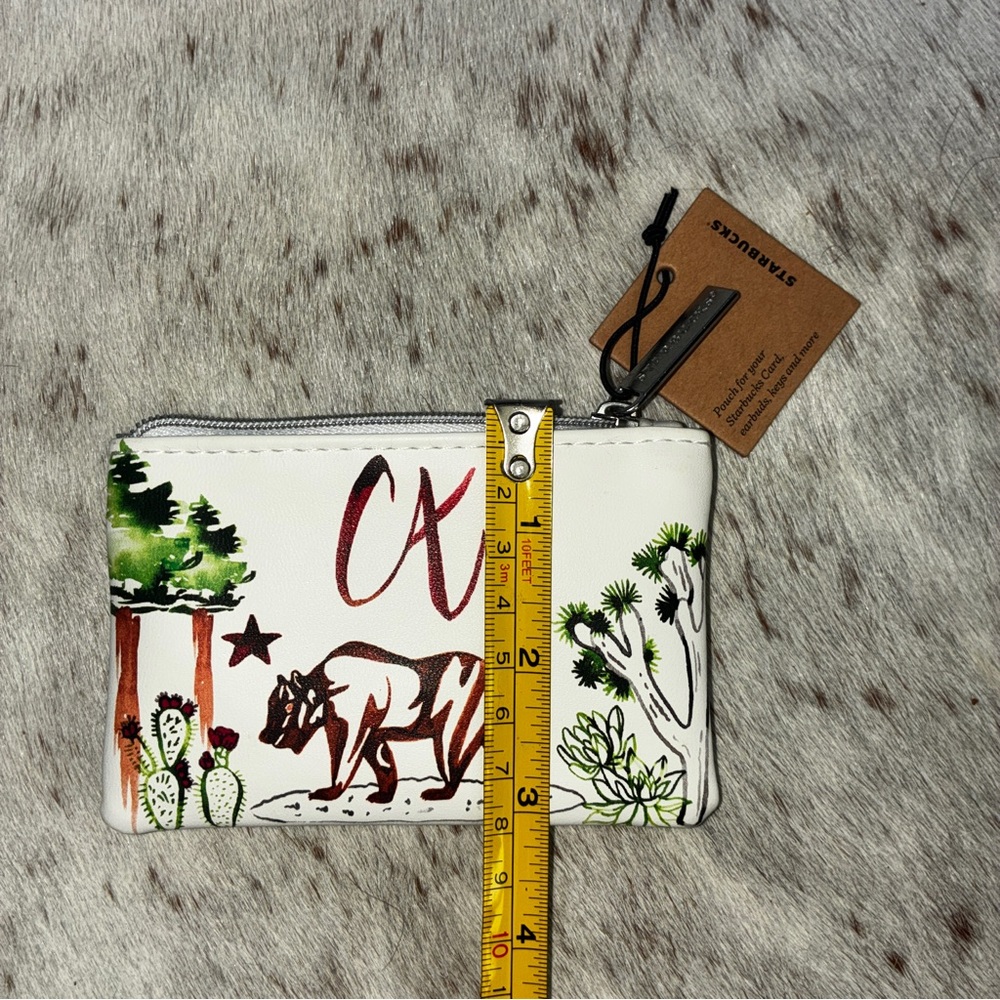 Starbucks California Bear Coin Purse Card Holder Keychain NWT - Picture 6 of 6